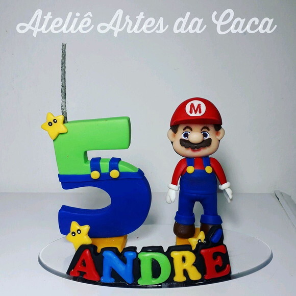 Topo de Bolo Mario