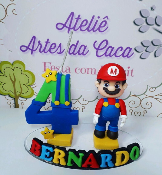 Topo de Bolo Mario