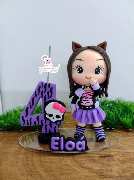 Topo de Bolo Monster