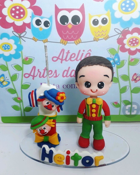 Topo de Bolo Palhaços