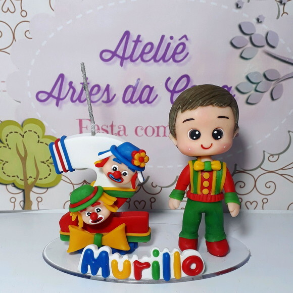 Topo de Bolo Palhaços