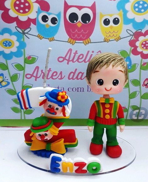 Topo de Bolo Palhaços