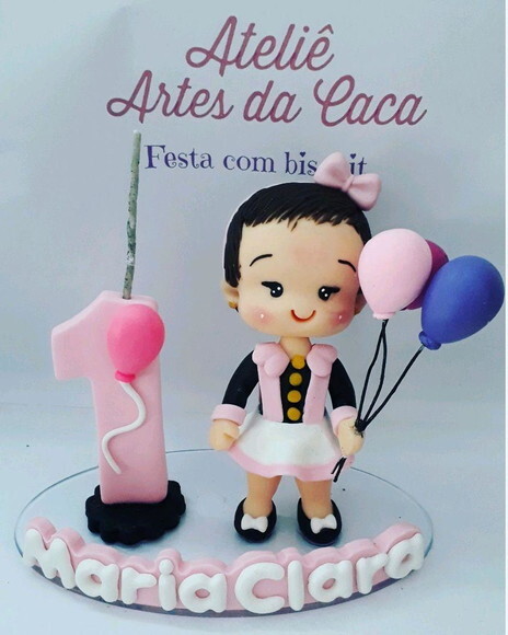 Topo de bolo para menina Mundo....