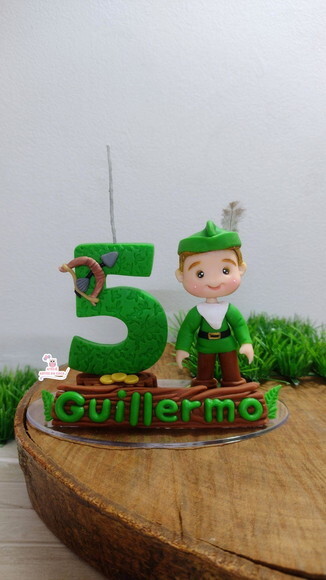 Topo de bolo Robin