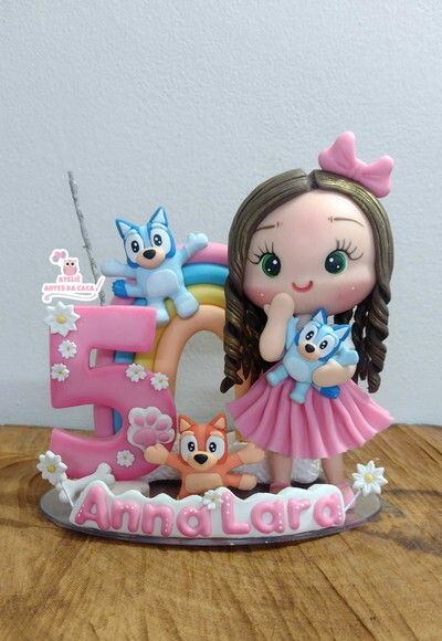 Topo Personalizado Cachorrinhas
