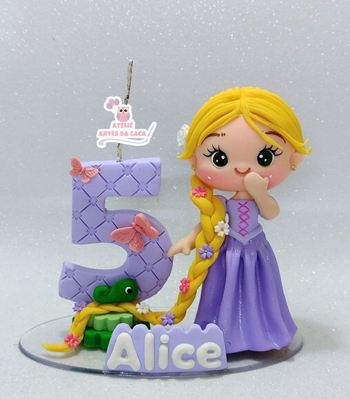 Topo Princesa da Trança