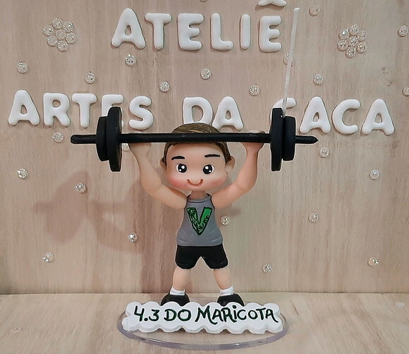 Vela Bonequinho Academia
