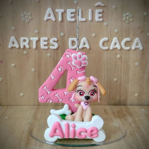 Vela Cachorrinha Patrulheira.