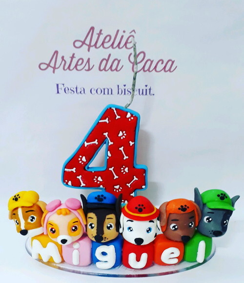 Vela Cachorrinho Patrulheiros.