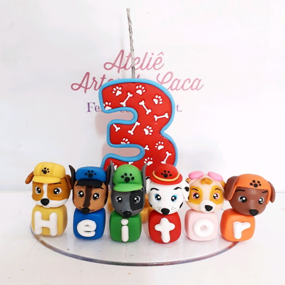 Vela Cachorrinho Patrulheiros.