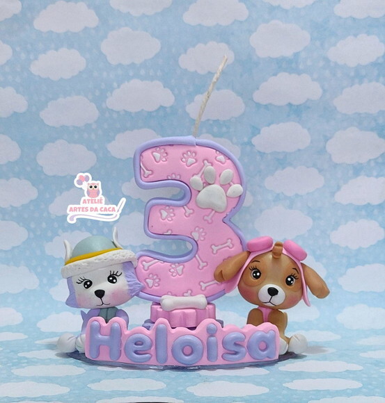 Vela Cachorrinhas Patrulheira