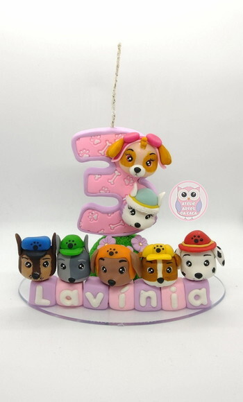 Vela Cachorrinhos Patrulheiros