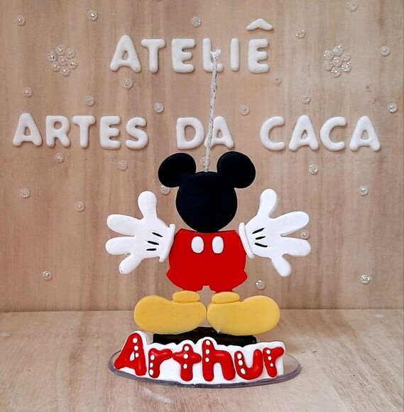 Vela com nome ratinho