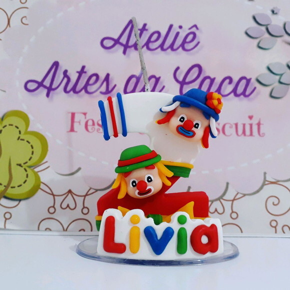 Vela com Palhaços
