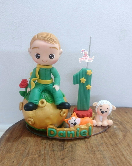 Vela em Biscuit Principe