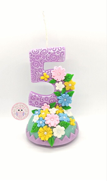 Vela Encanto Flores