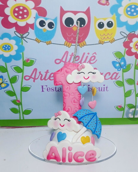 Vela personalizada Chuva de Amor