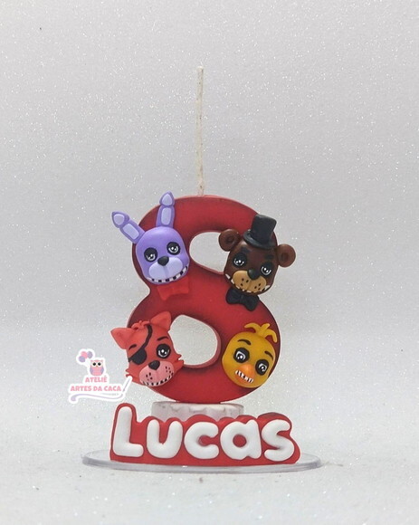 Vela Personalizada Fnaf