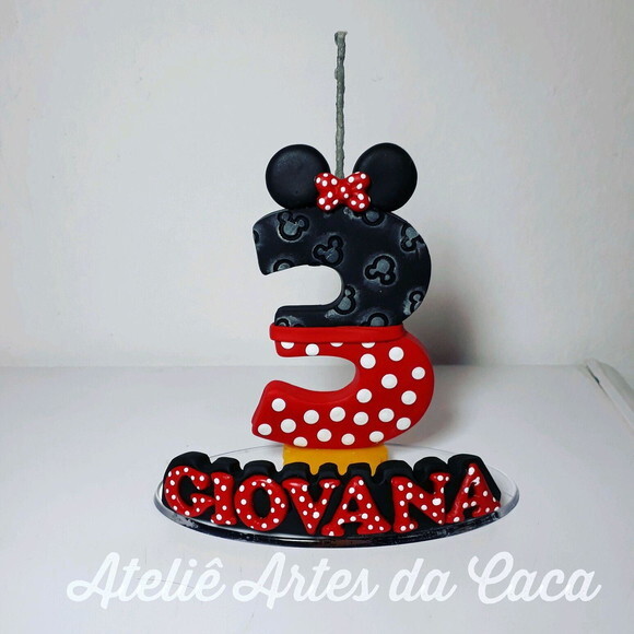 Vela personalizada ratinha