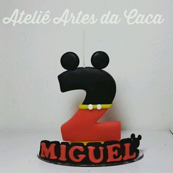 Vela personalizada ratinho