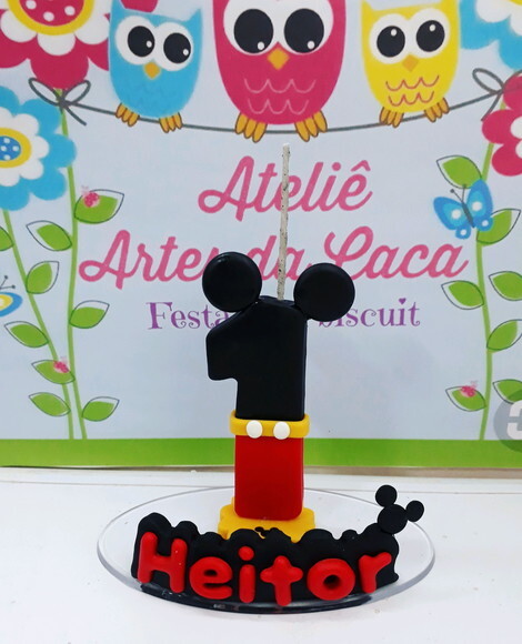 Vela personalizada ratinho