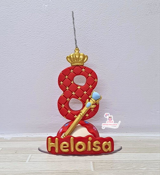 Vela Personalizada Realeza