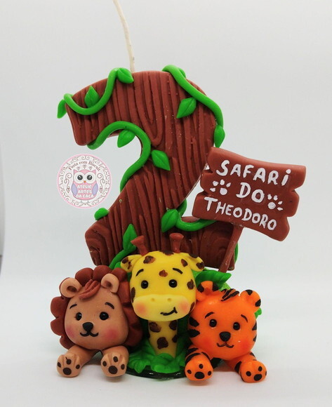 Vela personalizada Safari