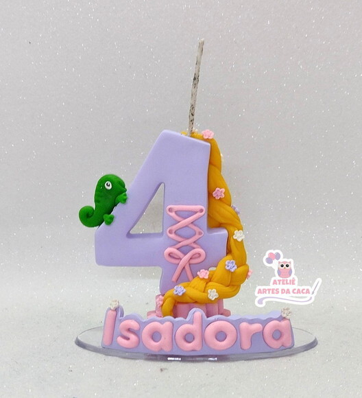 Vela Princesa da Trança