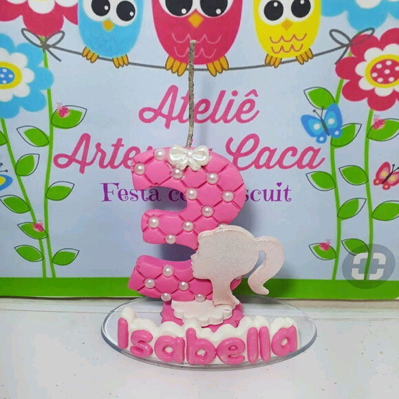 Vela silhueta boneca
