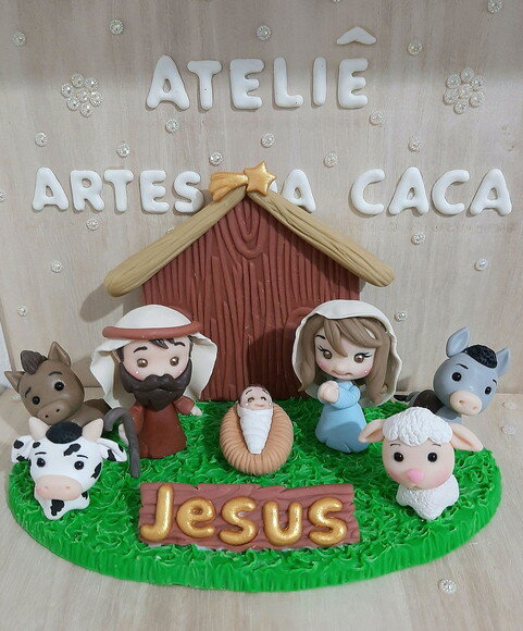 Mini Presepio em Biscuit
