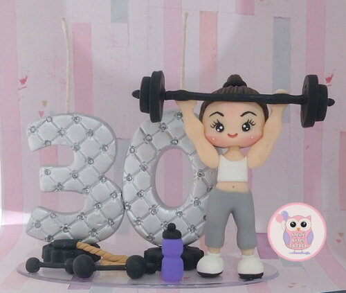 Mini Topo Bonequinha Fitness