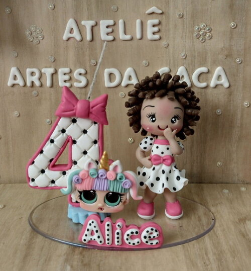 Mini topo bonequinha surpresa