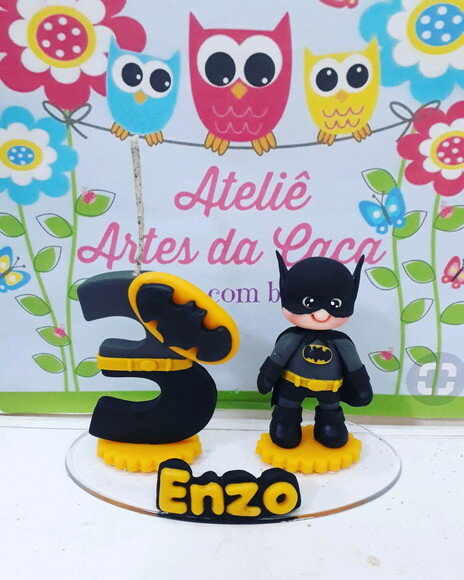 Mini Topo homem morcego