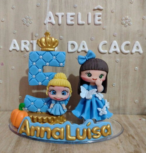 Mini topo princesa azul