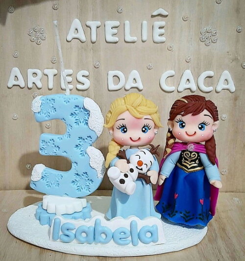 Mini Topo princesa do gelo