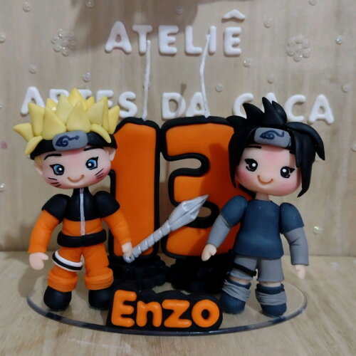 Topo de Bolo Mangá