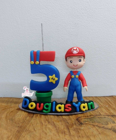 Topo de Bolo Mario
