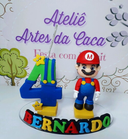 Topo de Bolo Mario