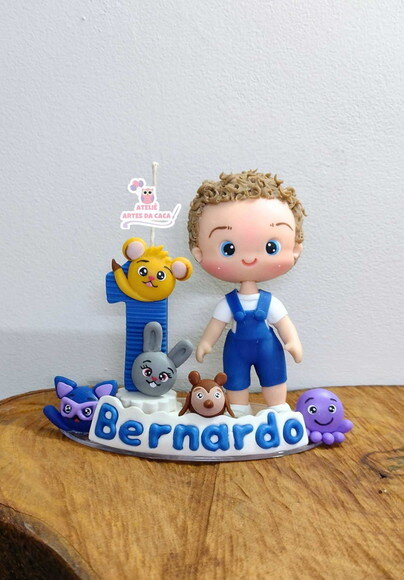 Topo de Bolo Personalizado Fofos