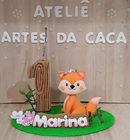 Topo De Bolo Raposinha