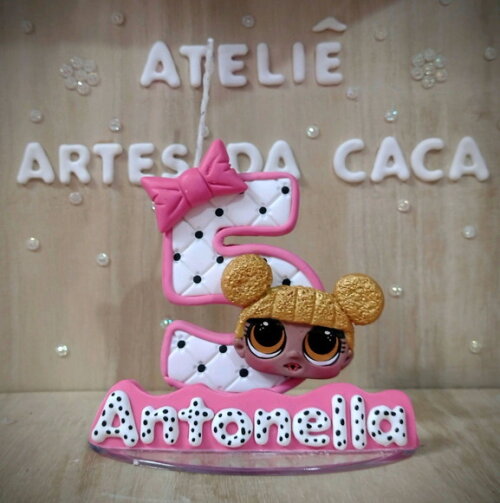 Vela bonequinha surpresa