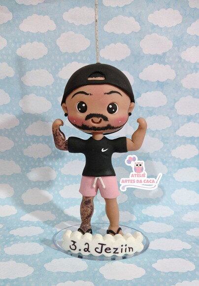 Vela Boneco Malhado