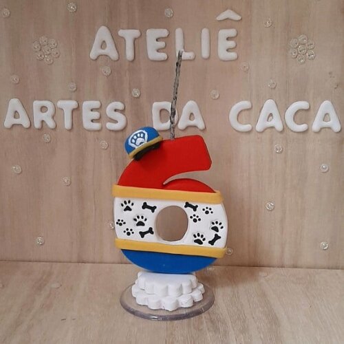 Vela cachorrinho patrulheiro