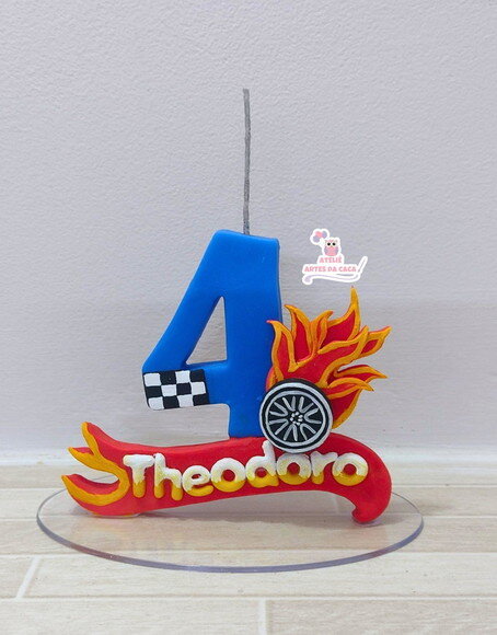 Vela Carrinho de Corrida