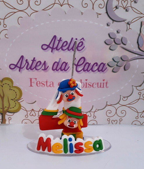 Vela com Palhaços