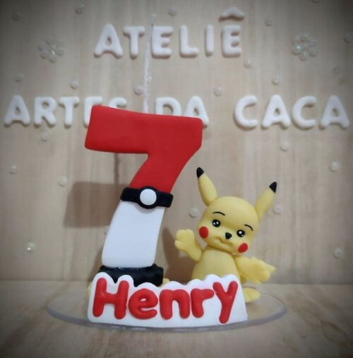 Vela Personalizada Bichinho da Bola