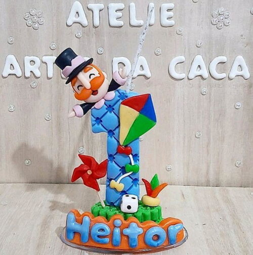 Vela Personalizada Brinquedos Mundo....