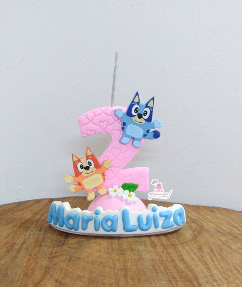 Vela Personalizada Cachorrinhas