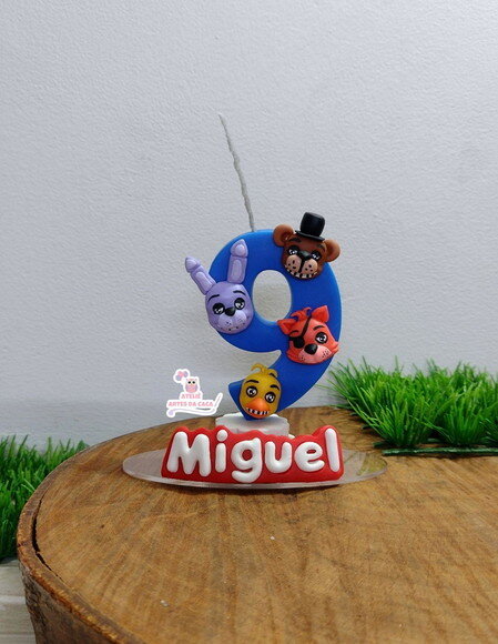 Vela Personalizada Fnaf