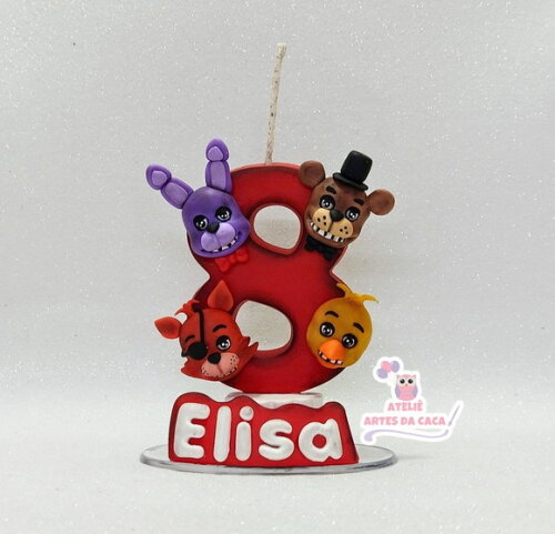 Vela Personalizada Fnaf